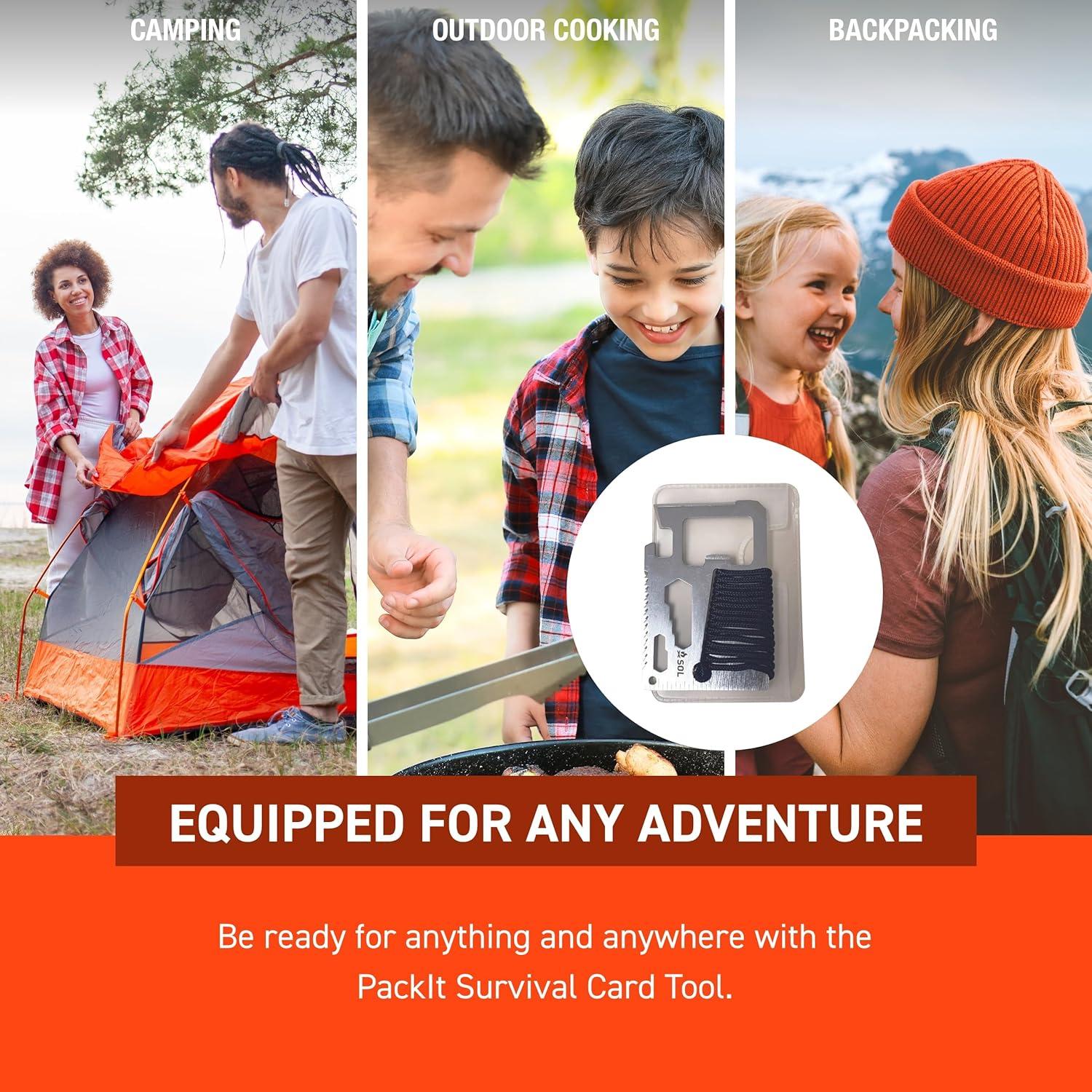 Herramienta de Supervivencia S.O.L. Pack de 3 - Acero Inoxidable