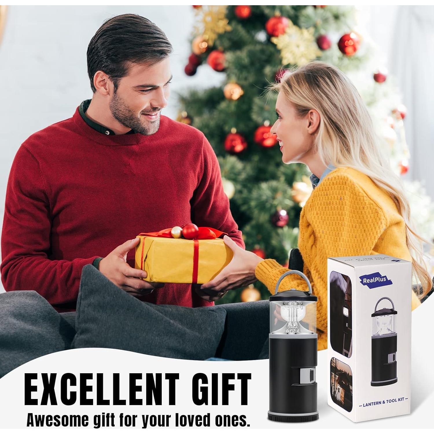 Linterna LED RealPlus WLD-S12 con Kit de Herramientas 2 en 1