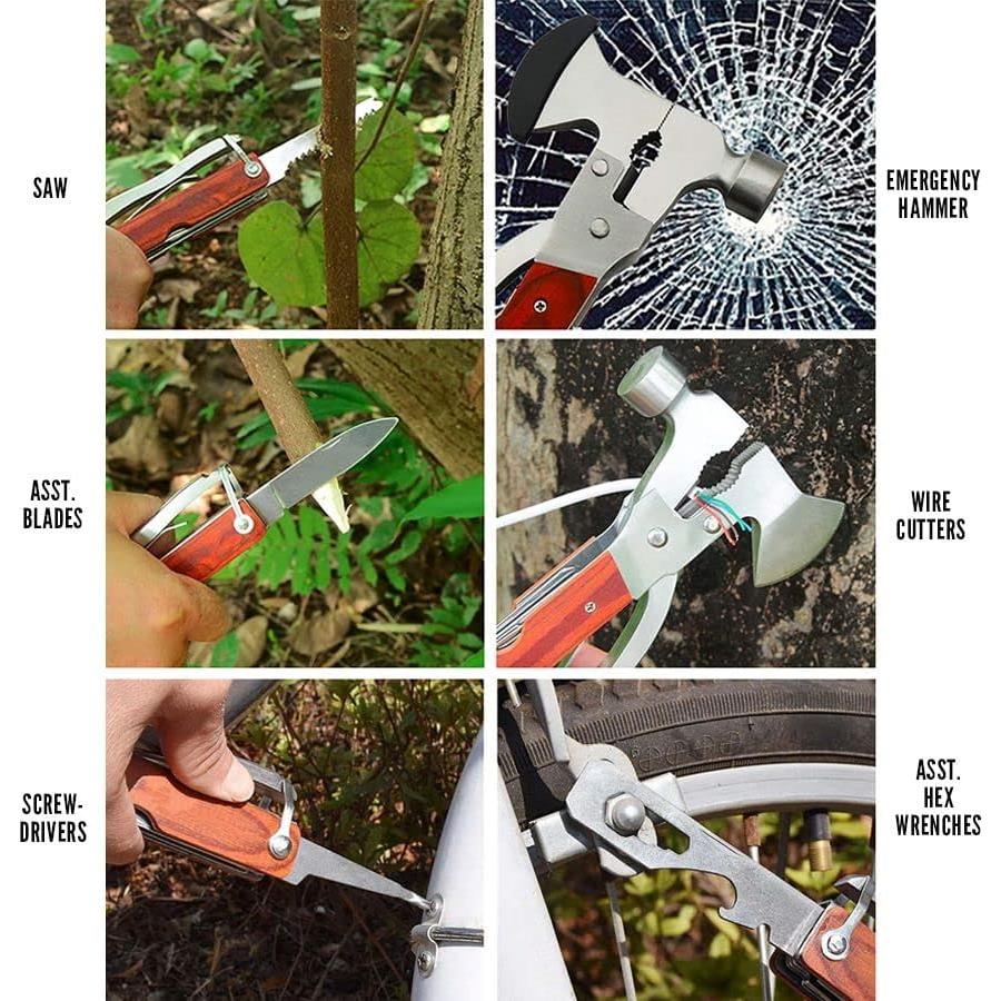 Multiherramienta Hacha Trixie y Milo - Acero Inoxidable 18.4 cm