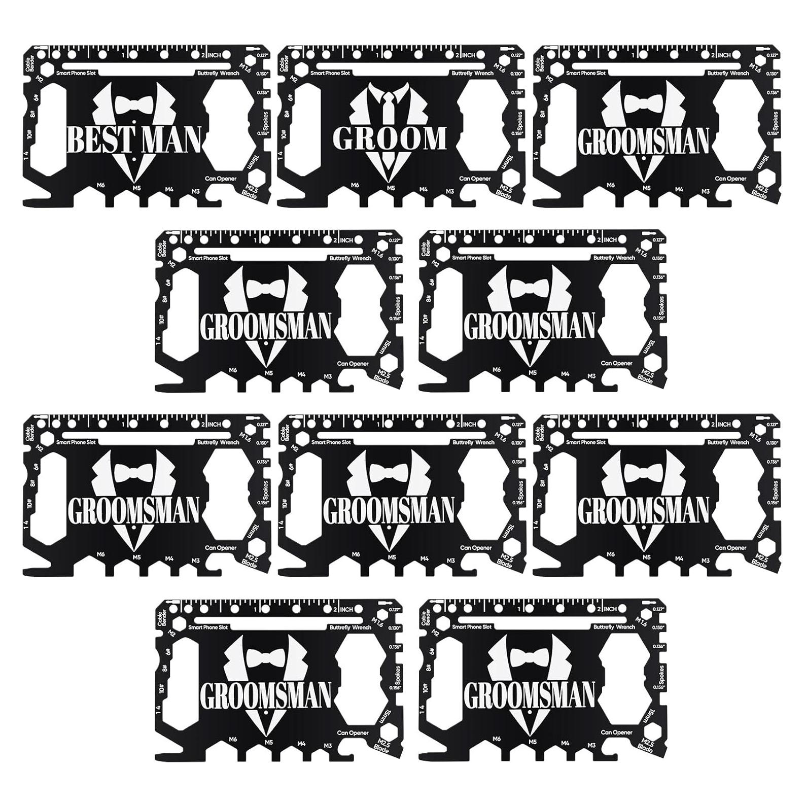 Multiherramienta 46 en 1 Gisafai - 10 Pcs Acero Inoxidable Negro