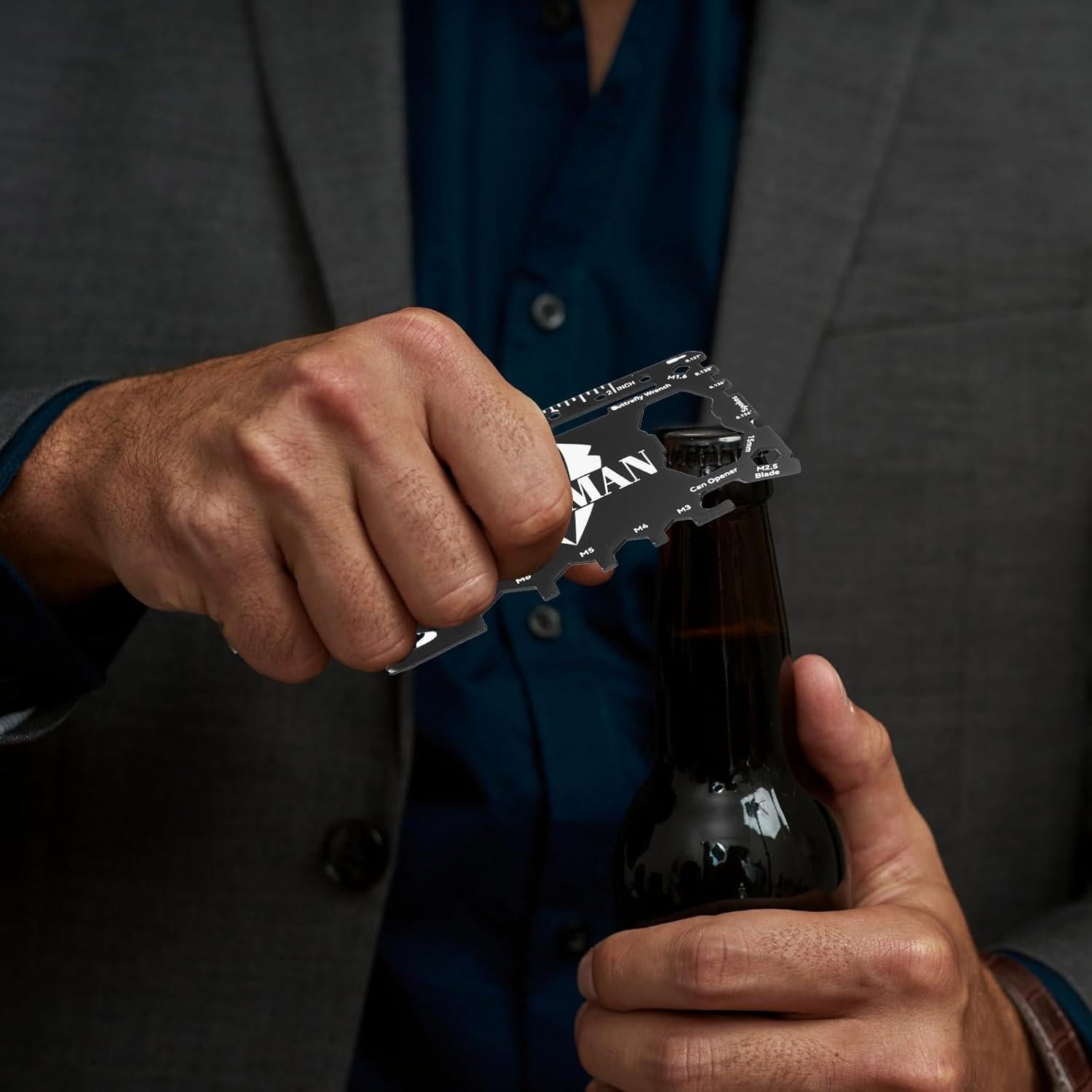 Multiherramienta 46 en 1 Gisafai - 10 Pcs Acero Inoxidable Negro