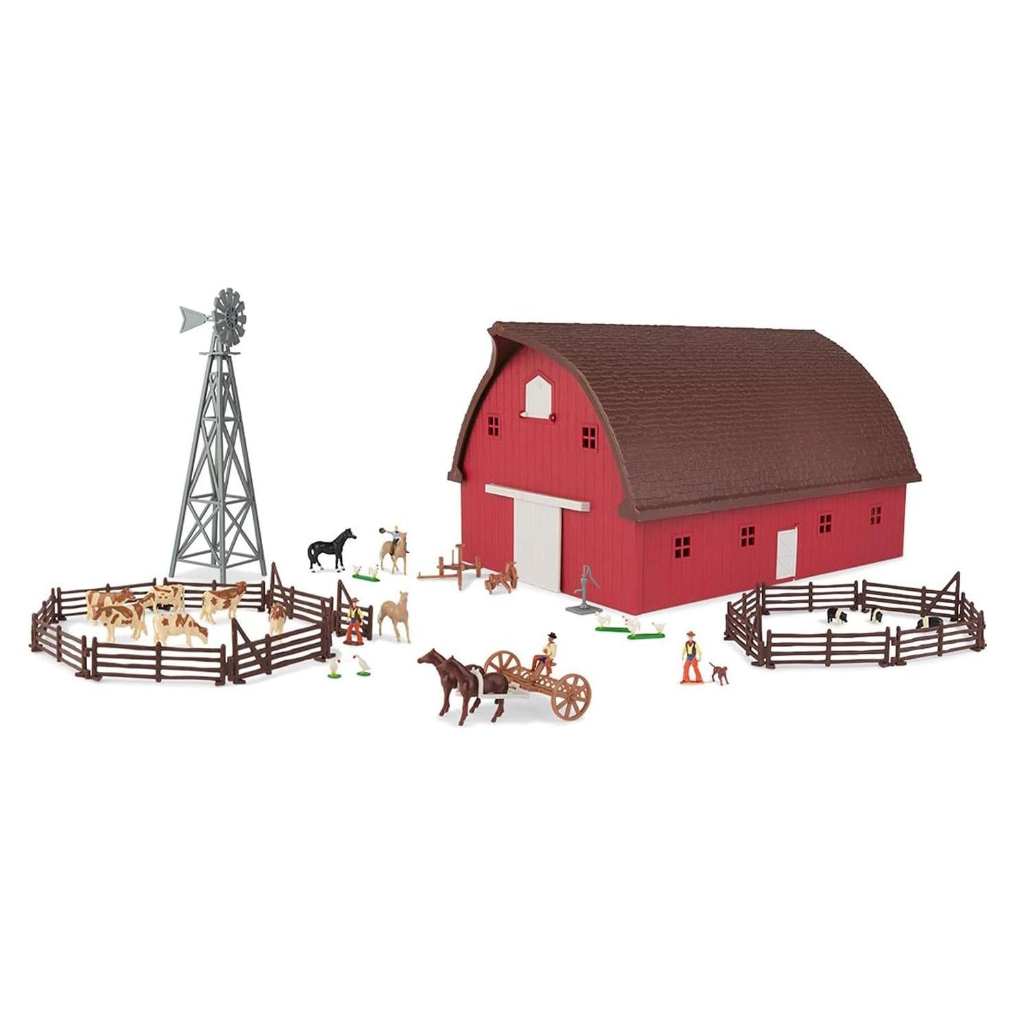 Juego de granero redondo John Deere 1/64 73 piezas