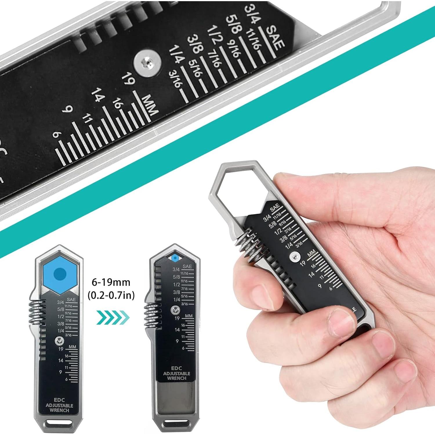 Llave Ajustable EDC ZIAERKOR Acero Inoxidable 50.8 mm