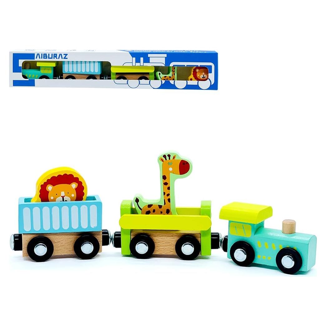 Tren de Madera SAIBURAZ Zoológico 3 Piezas 0.17 kg