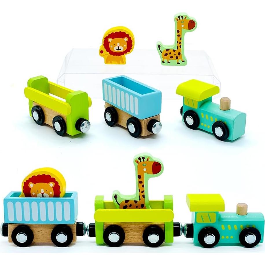 Tren de Madera SAIBURAZ Zoológico 3 Piezas 0.17 kg
