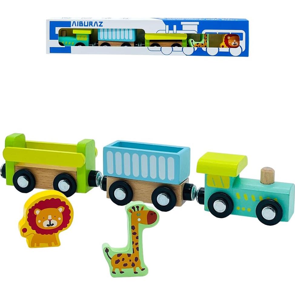 Tren de Madera SAIBURAZ Zoológico 3 Piezas 0.17 kg