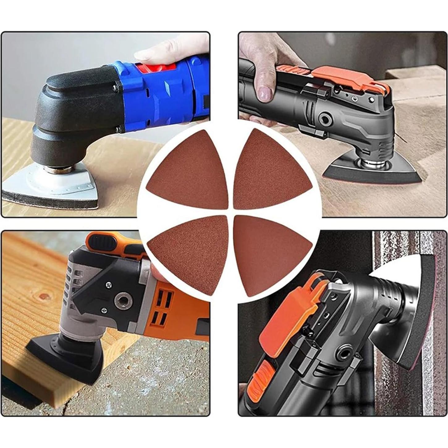 8 Almohadillas de Lijado Triangular 1000 Grit TA-VIGOR