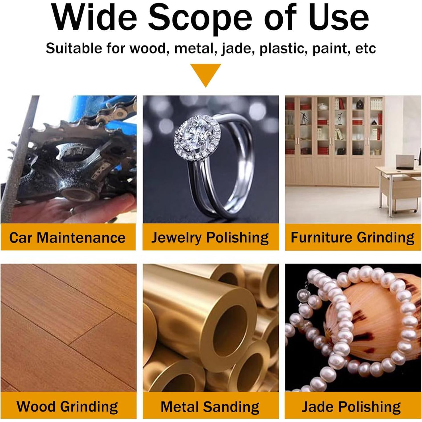 8 Almohadillas de Lijado Triangular 1000 Grit TA-VIGOR