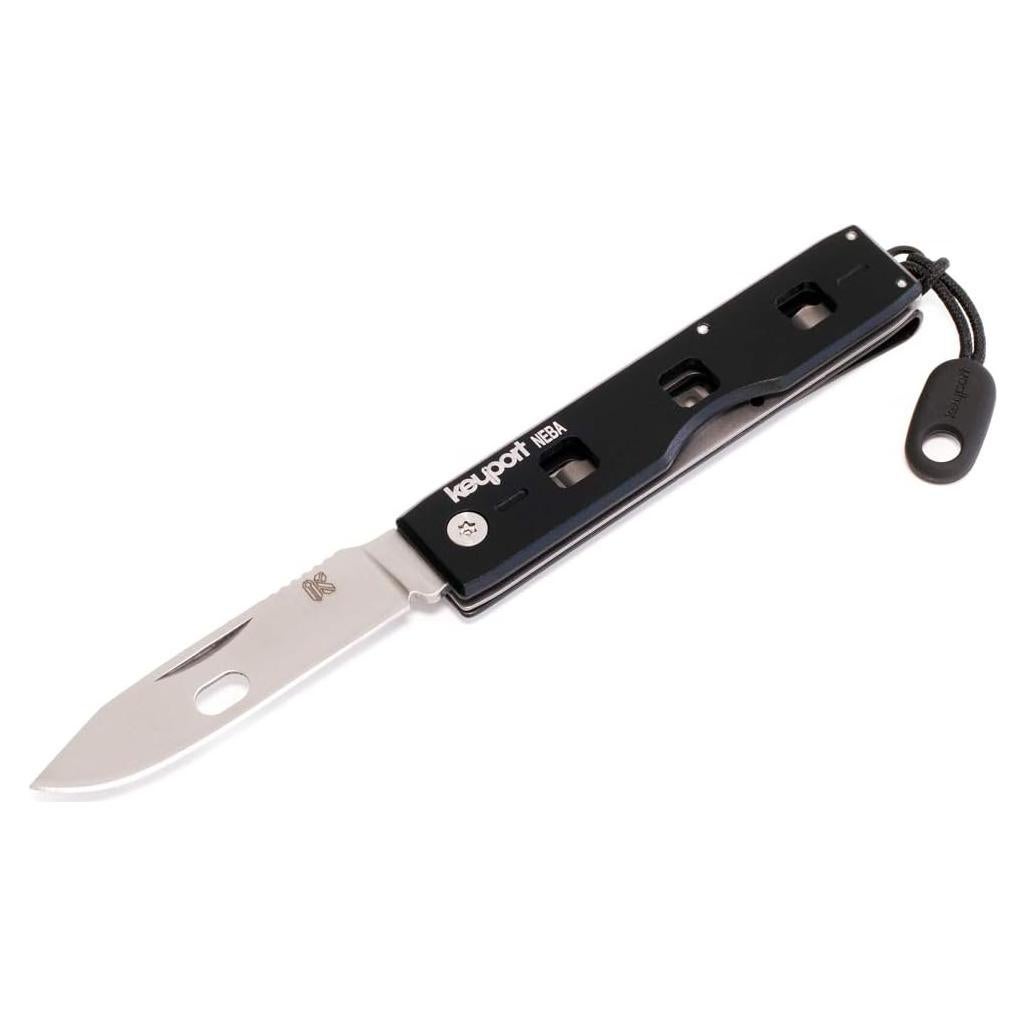 Cuchillo de bolsillo Keyport NEBA 5.08 cm plegable negro
