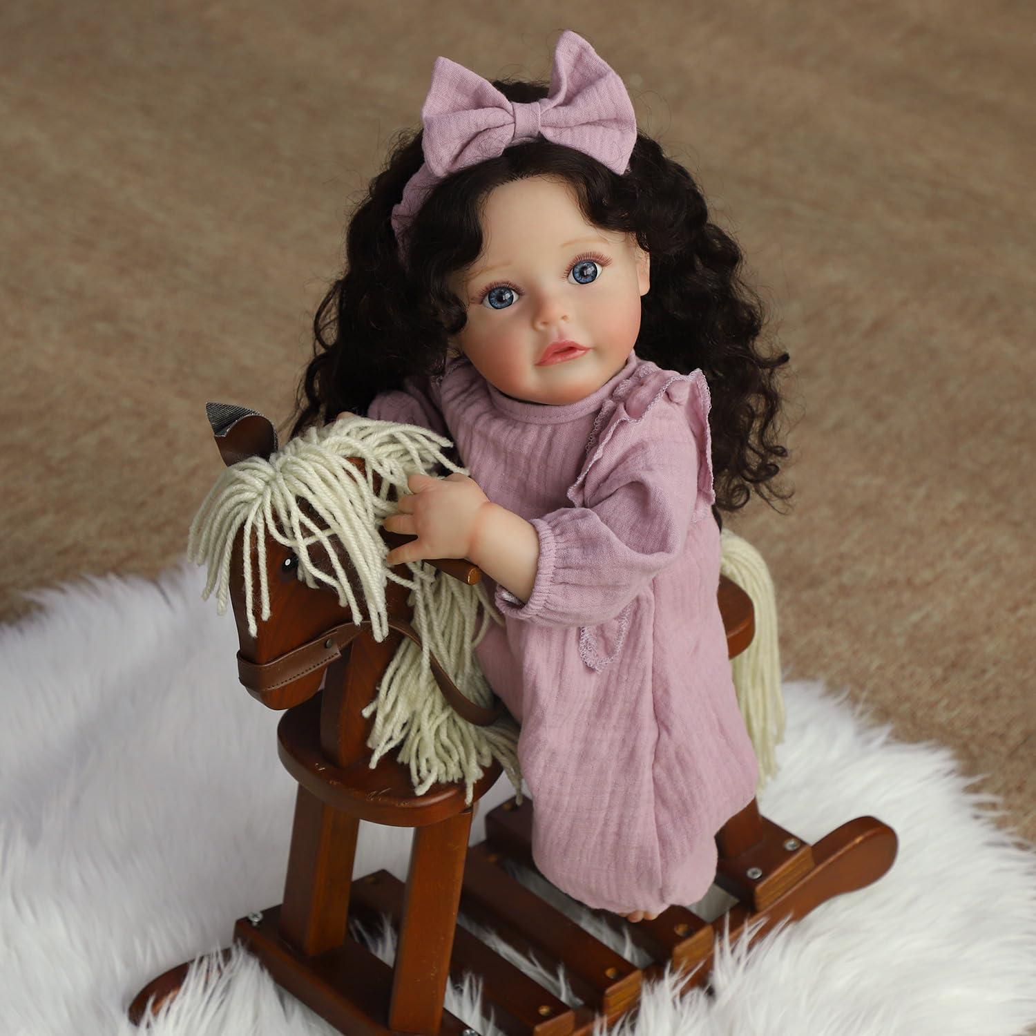 Muñeca Reborn Realista SCOM Suesue 46 cm Silicona y Tela