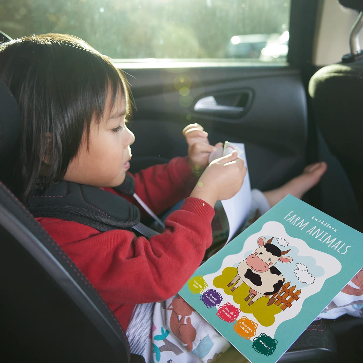 Libros de Colorear Mini THE TWIDDLERS 12 Pzs Animales