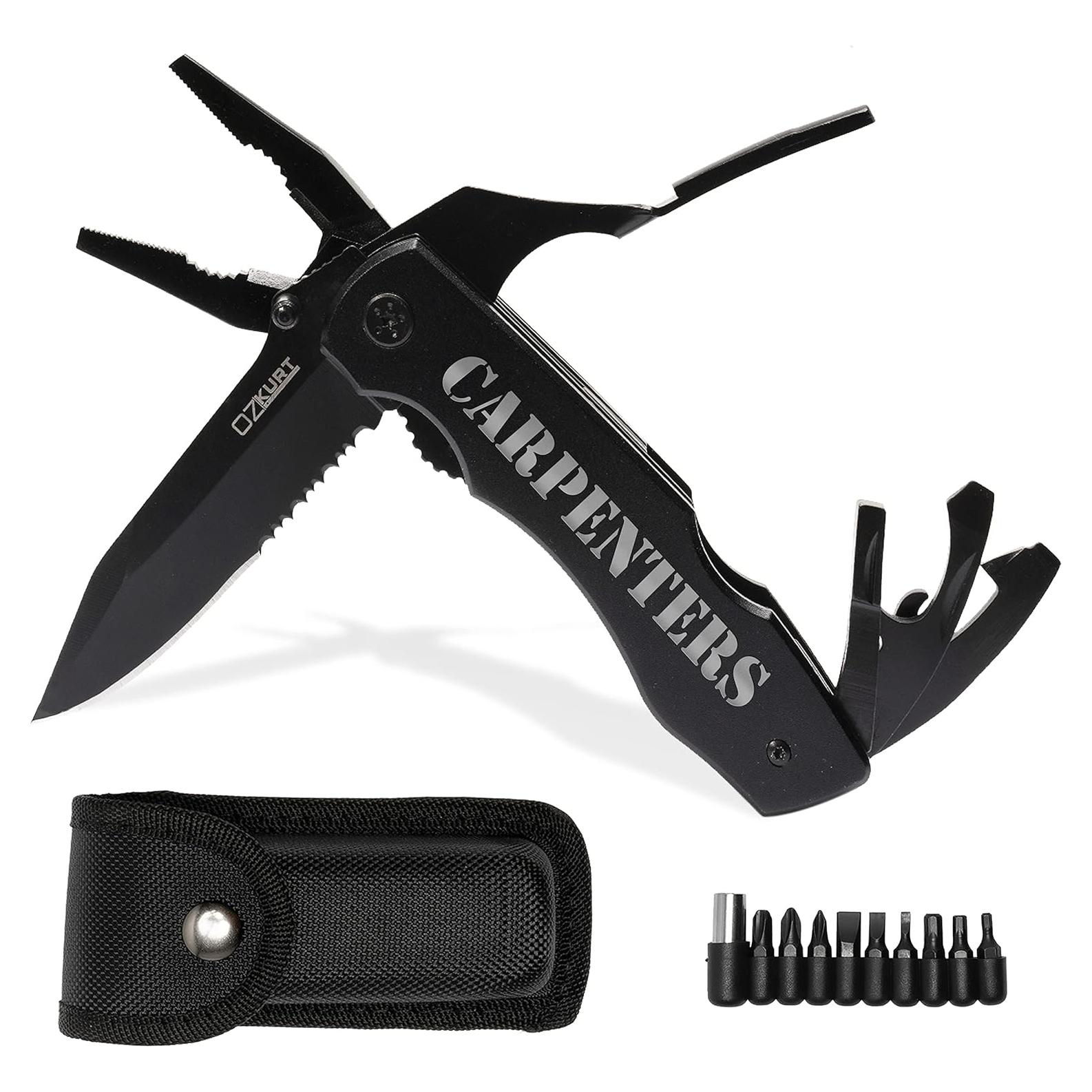 Cuchillo Multiherramienta Personalizado Be Burgundy 9 en 1