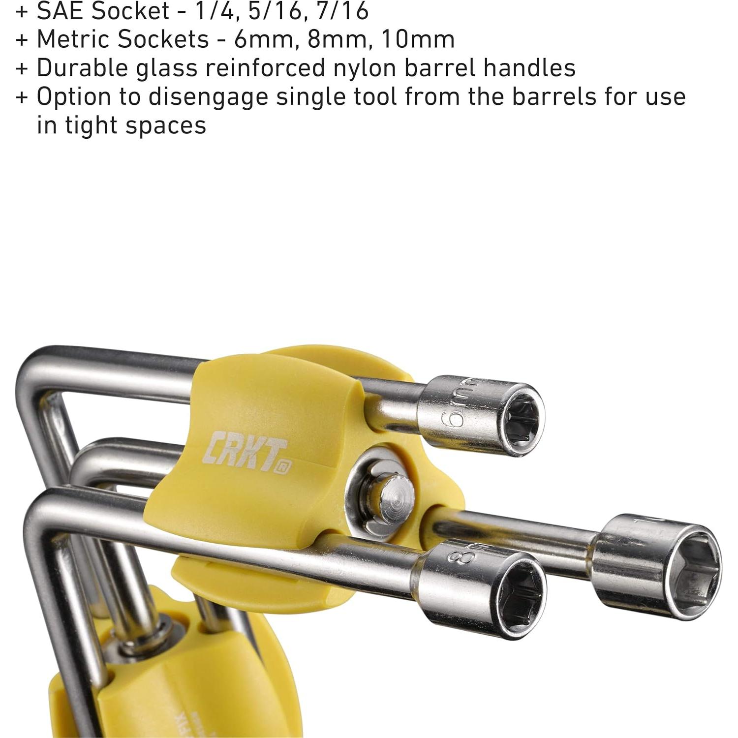 Multiherramienta CRKT Twist & Fix 6 en 1 con Mango de Nylon