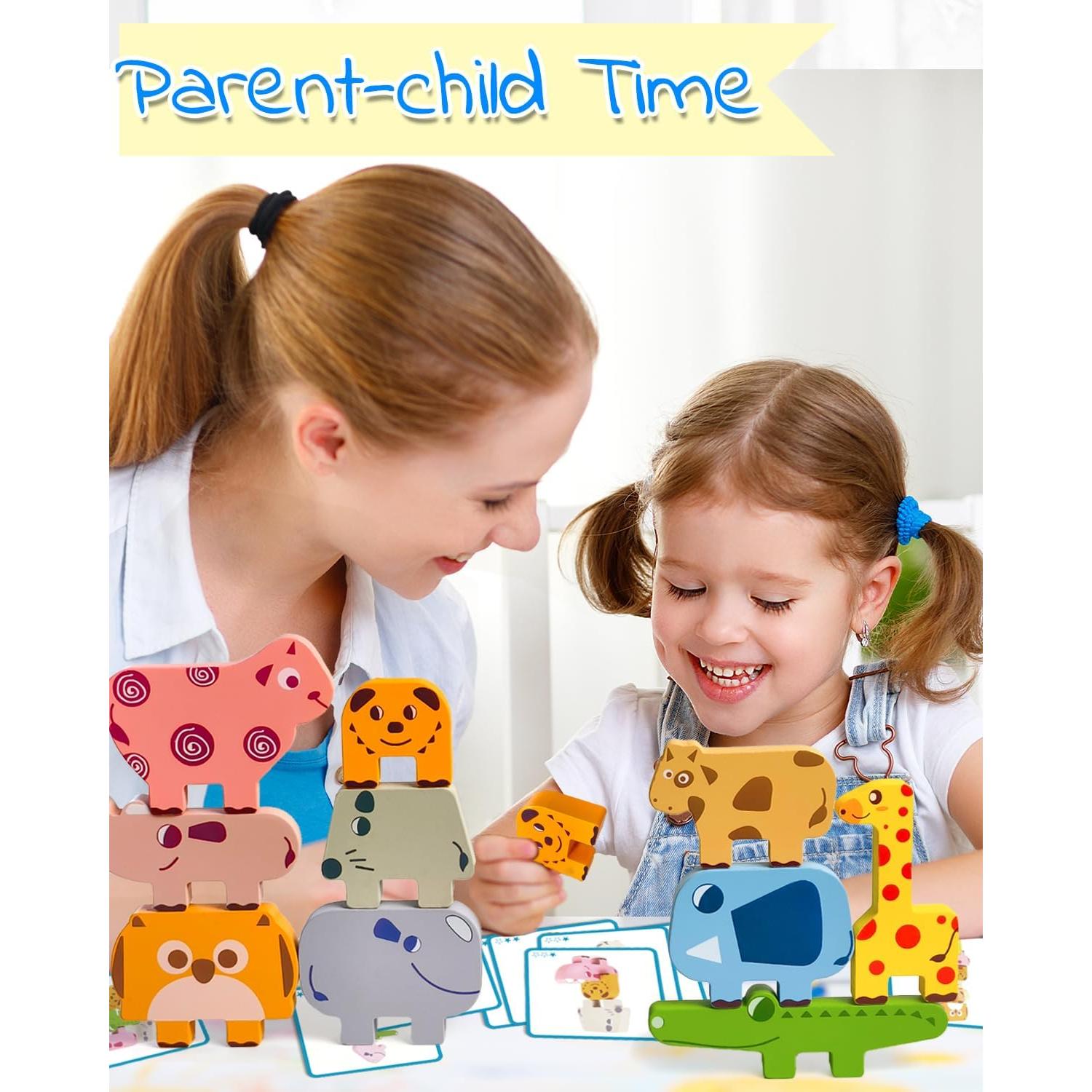 Juguetes Montessori Vaiheng Bloques de Madera 1-4 Años