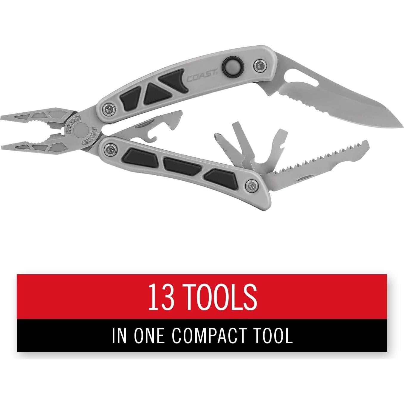 Multi-Herramienta Coast LED150 con 2 LEDs y 8 Funciones