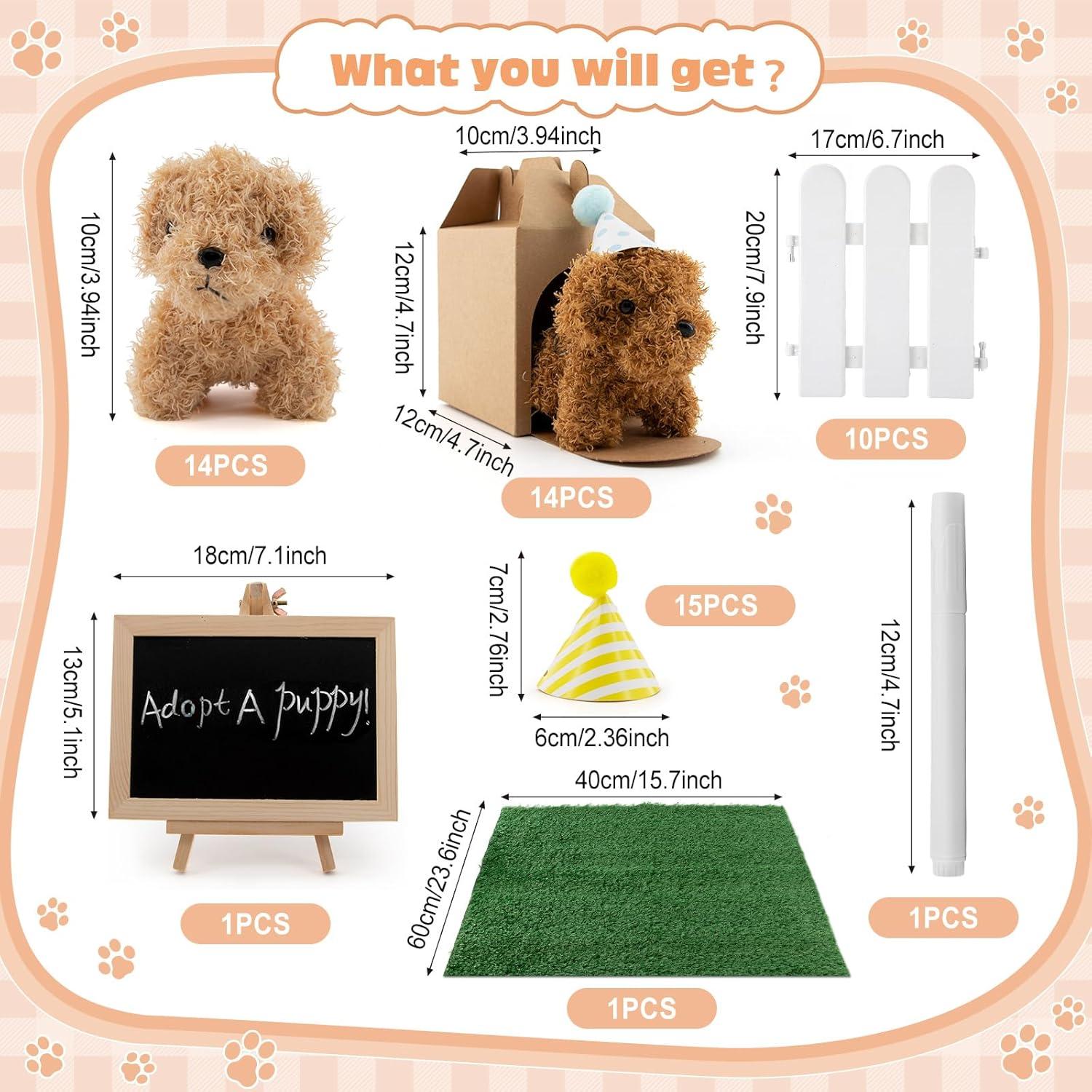 Set 56 Piezas Adopción Cachorros Rigibright con Accesorios