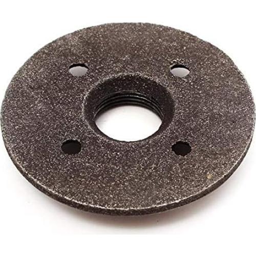 Flange de Piso Hierro Maleable Negro WnewTools 3/4" NPT