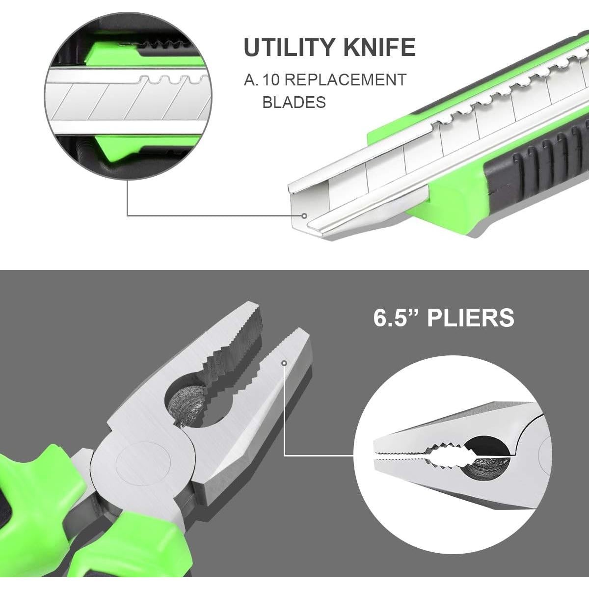 Kit de Herramientas de 46 Piezas DNA MOTORING para Bricolaje
