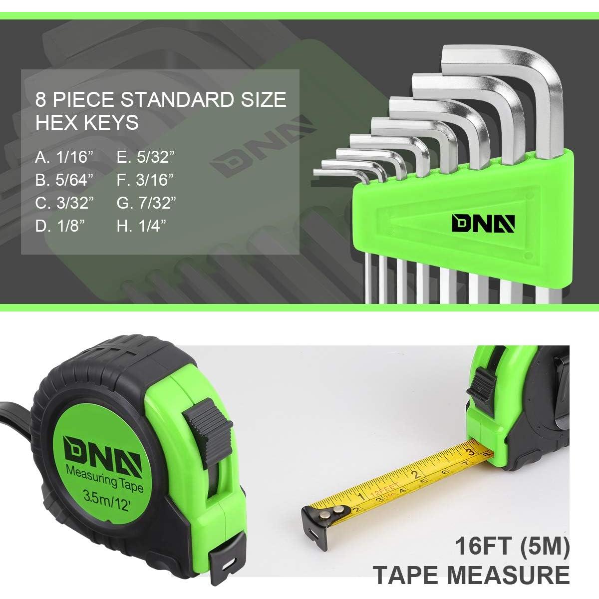 Kit de Herramientas de 46 Piezas DNA MOTORING para Bricolaje