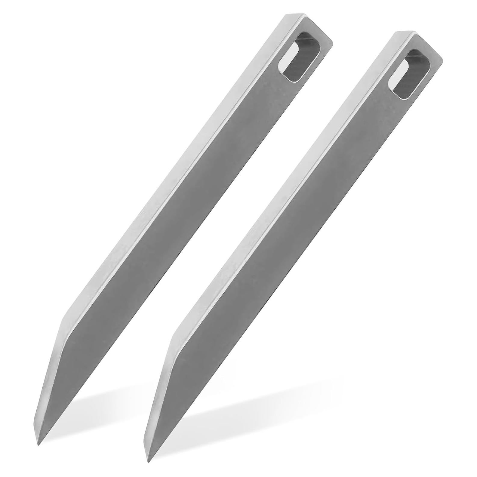 Multiherramienta de Llavero heqxwl - 2 Pcs Barra de Palanca Acero Inoxidable