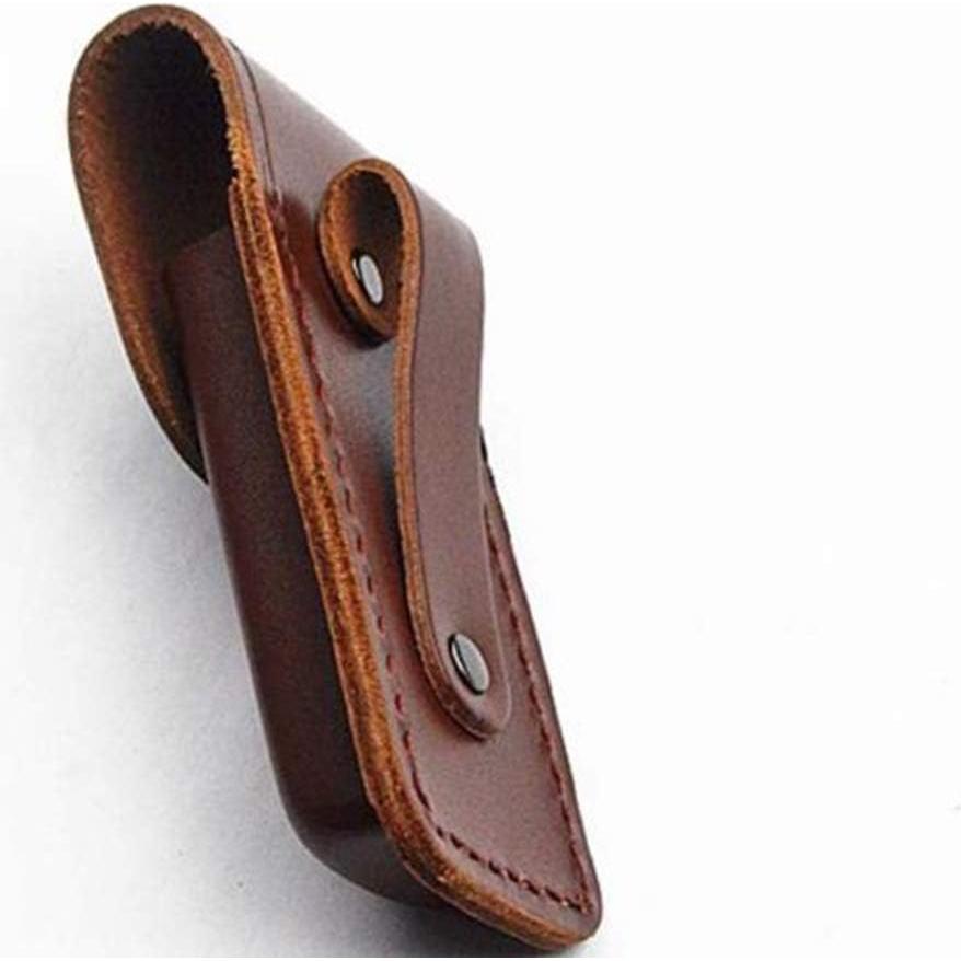 Porta Cuchillo de Caza JAYSSS en Cuero Sintético Marrón