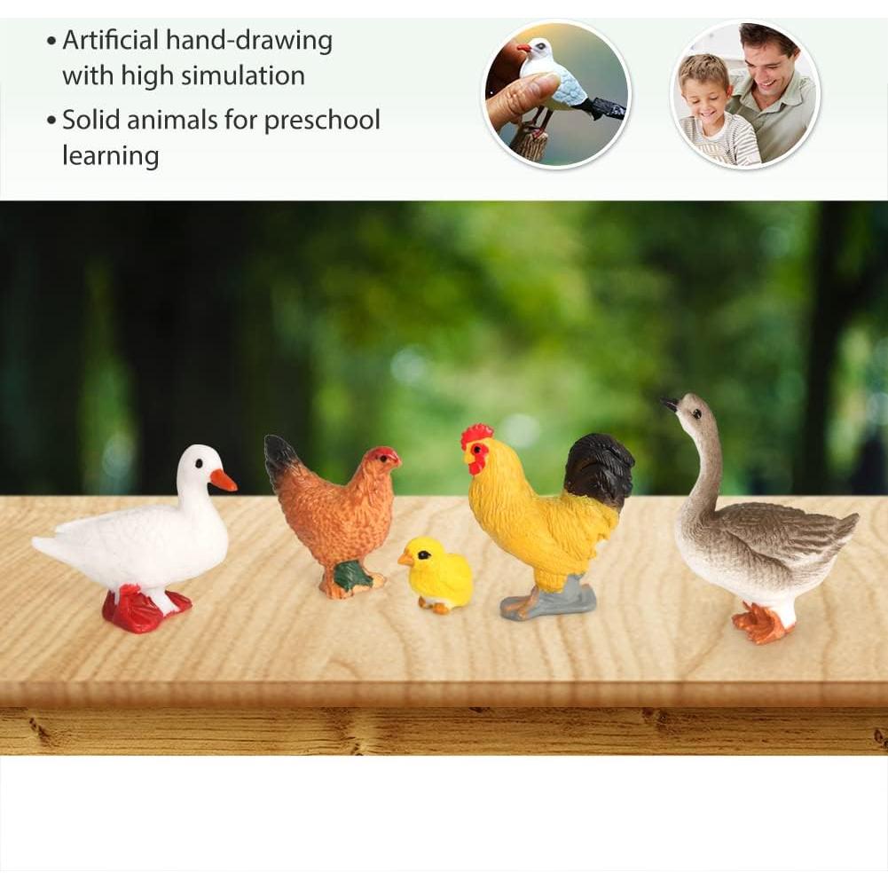 Figuras de Animales de Granja Volnau 14 Piezas Educativas