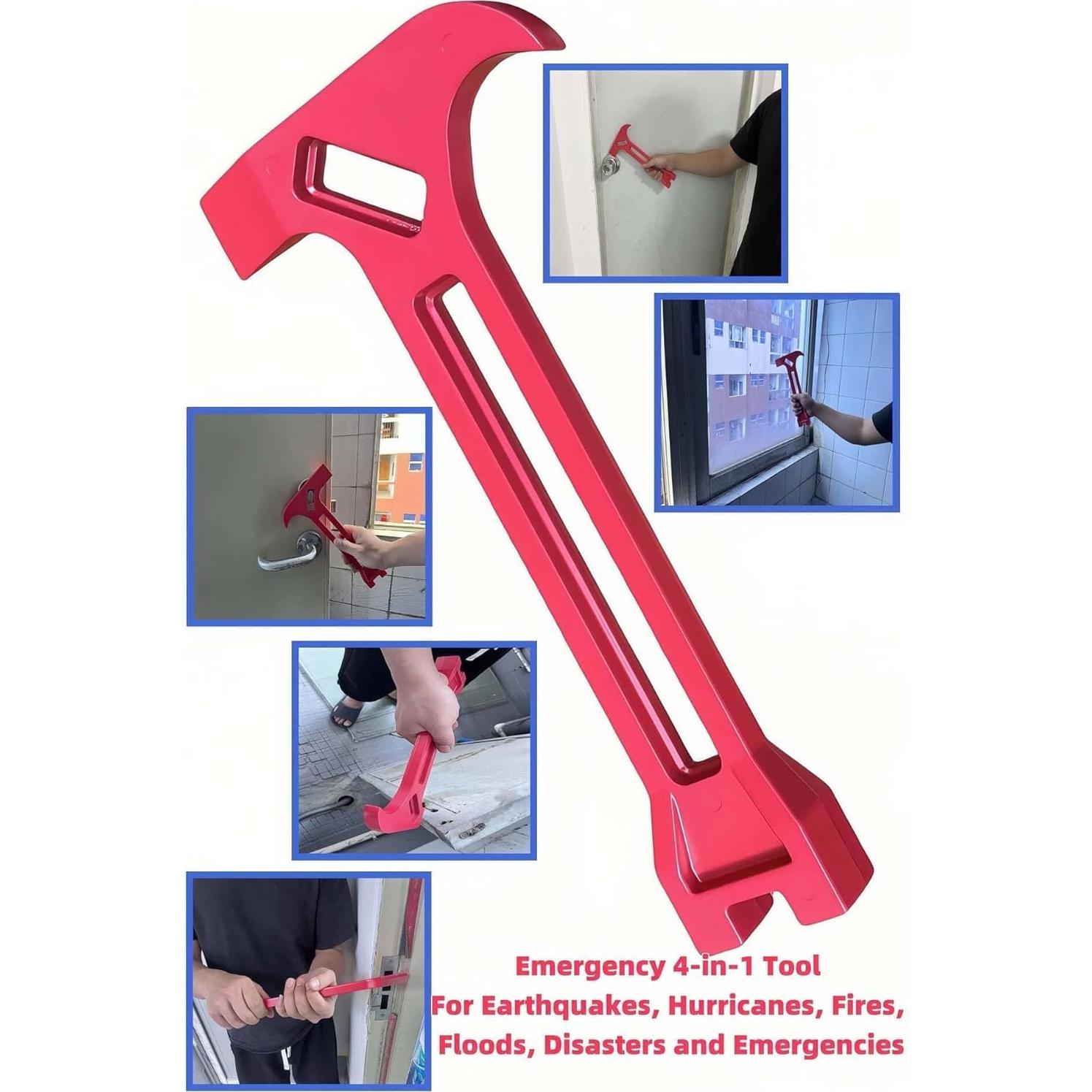 Herramienta de Emergencia 4 en 1 Duheri - Corte Gas y Agua