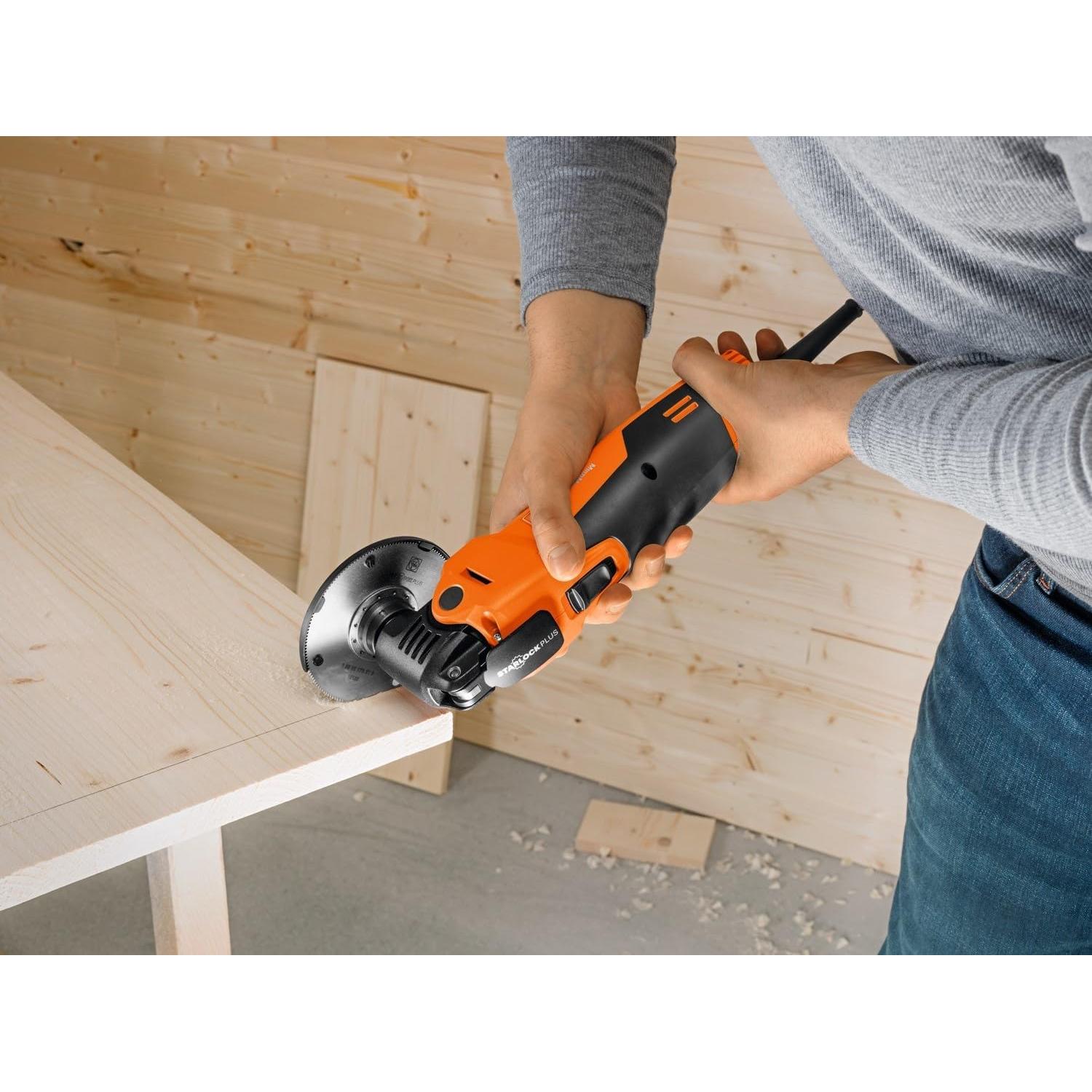 Hoja de sierra Fein Starlock Plus HSS 100 mm para parquet