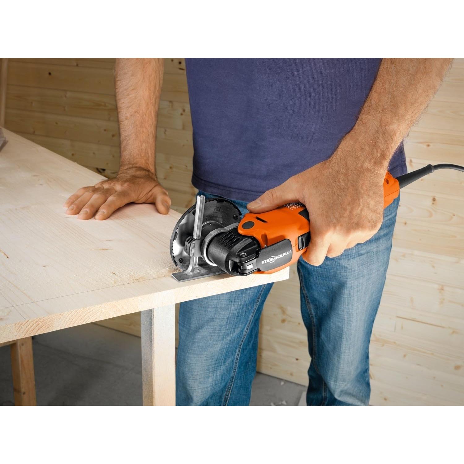 Hoja de sierra Fein Starlock Plus HSS 100 mm para parquet