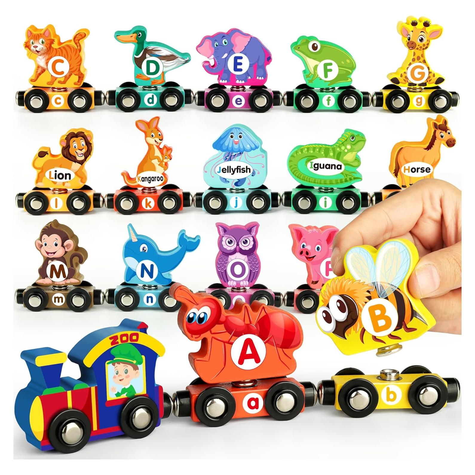 Tren de Letras de Madera Helsort - Juguete Educativo 3-5 Años