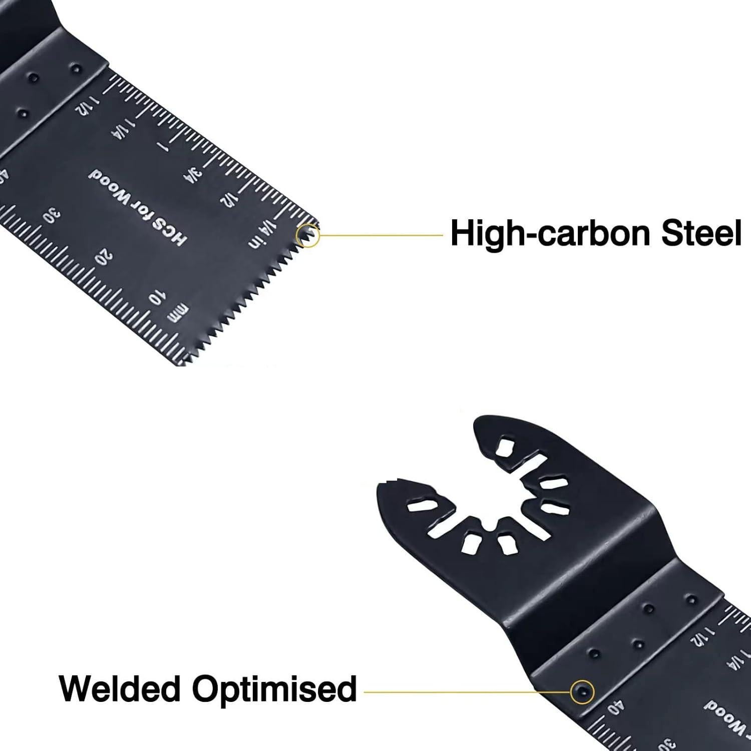 100 Hojas de Sierra Oscilante Universal SMOHIZUR para Madera