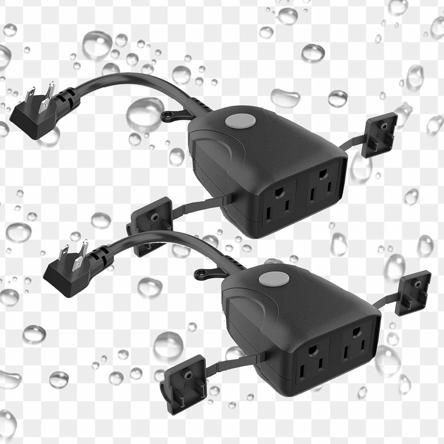 Enchufe Doble Inteligente Feit Electric para Exterior 15A