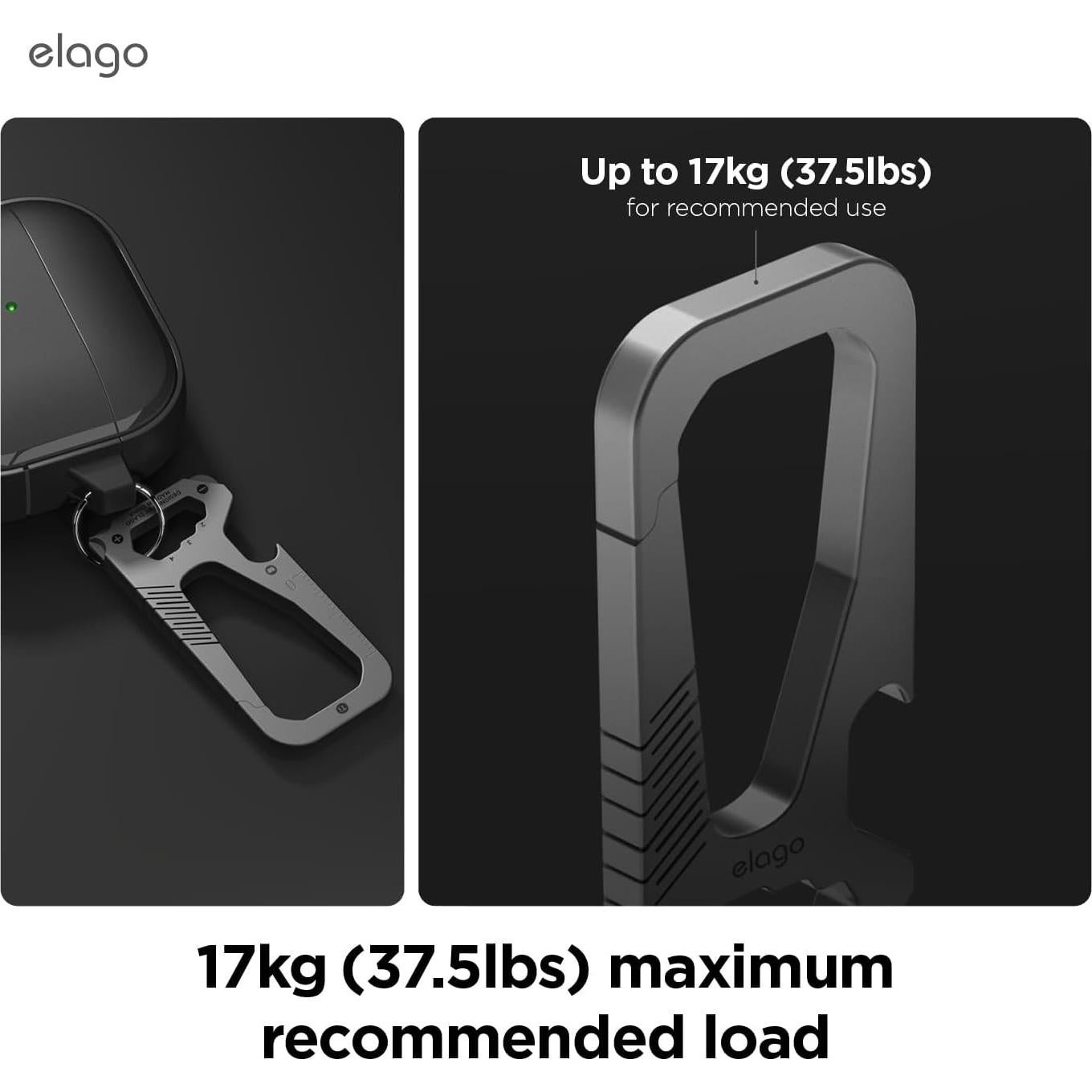 Carabiner EDC elago de Titanio Multifuncional 6 en 1