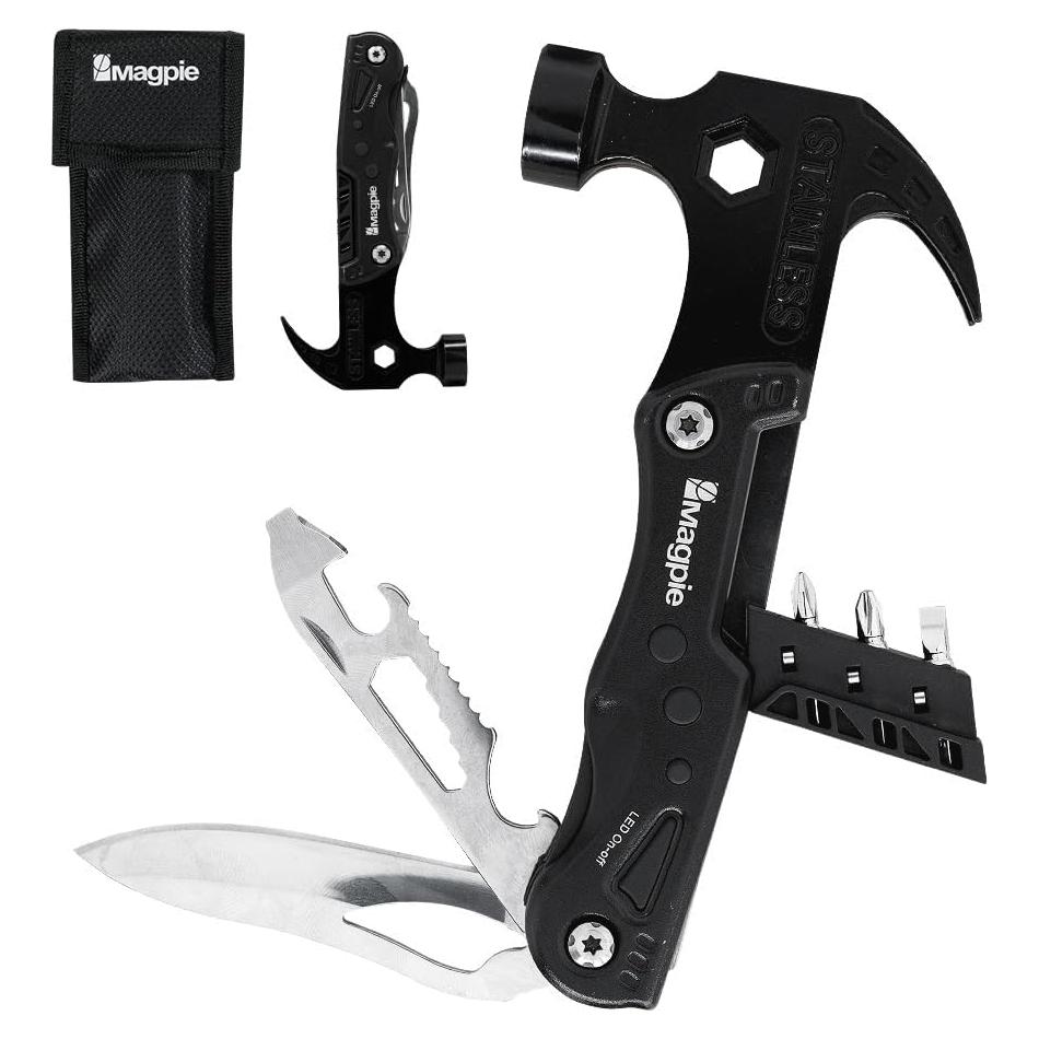 Martillo Multiherramienta Magpie 19 en 1 Acero Inoxidable