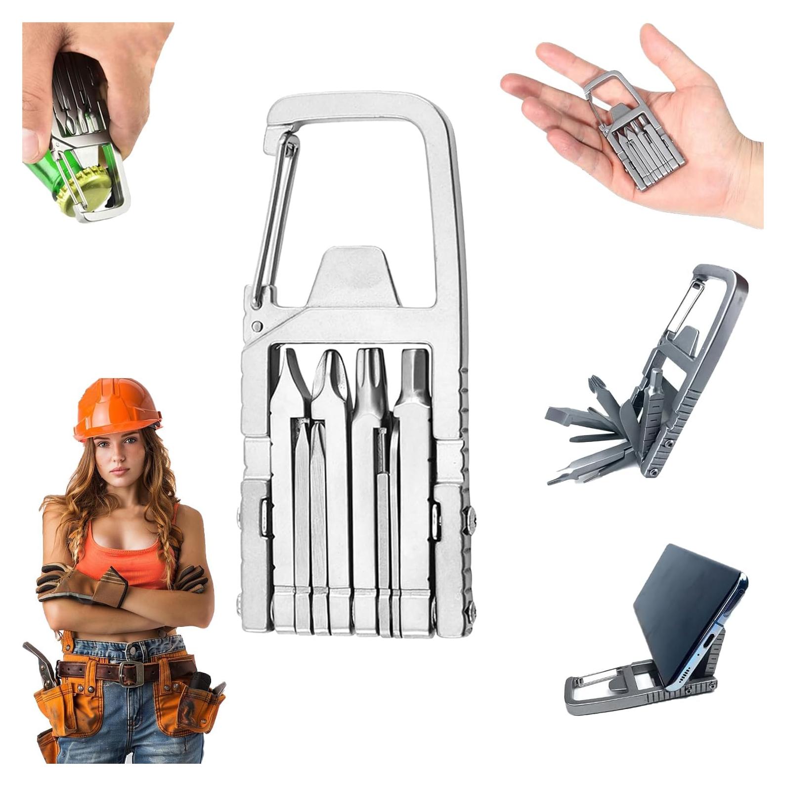 Multiherramienta 12 en 1 RandJ de Acero Inoxidable Compacta