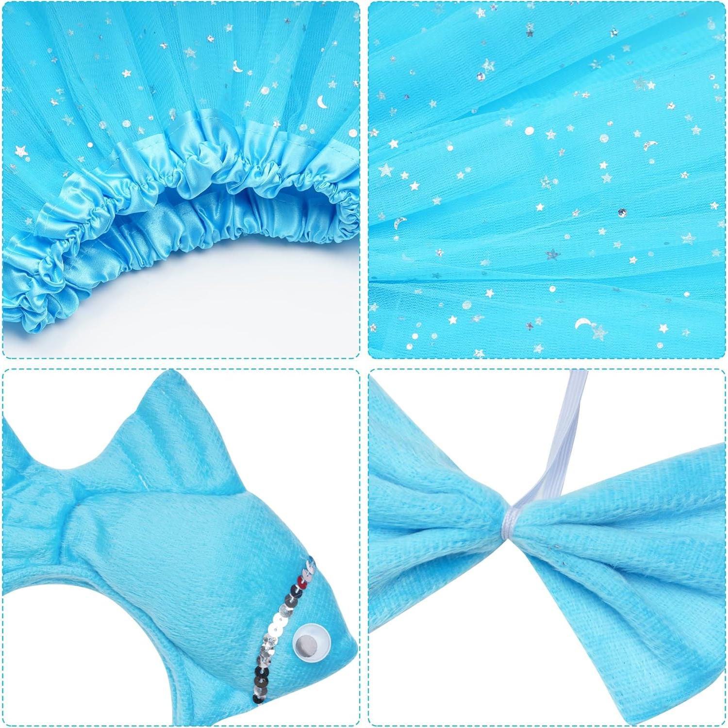 Disfraz de Pez Goldfish Dxhycc 3 Piezas para Halloween