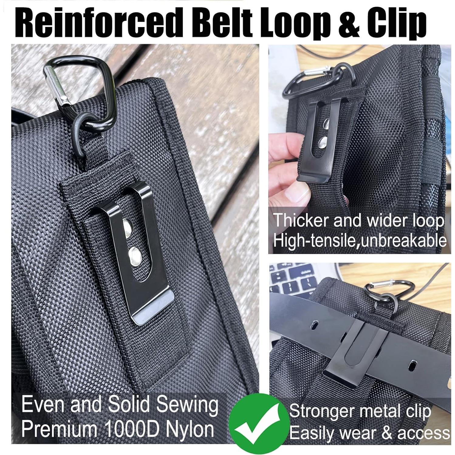 Bolsa de Herramientas de Cintura FAUDRECRO Nylon Resistente