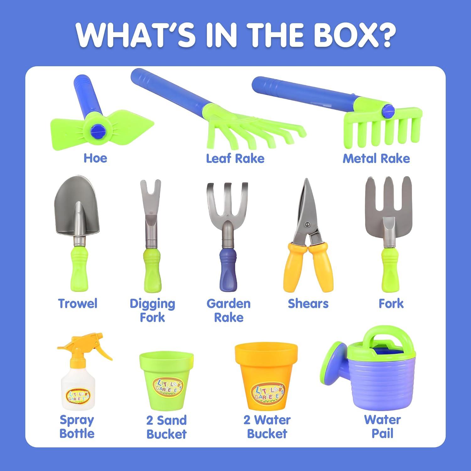 Juego de Jardinería Liberty Imports para Niños 16 Piezas