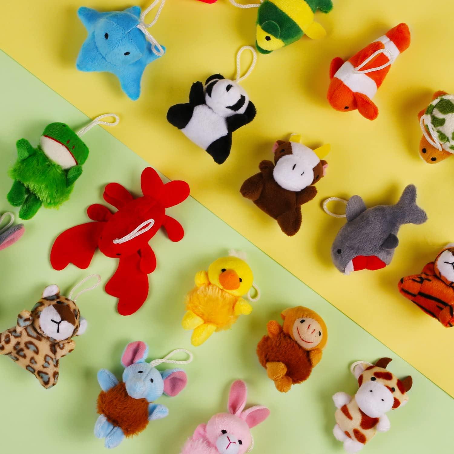 Paquete de 56 Mini Juguetes de Peluche Animales Uzoxlsn