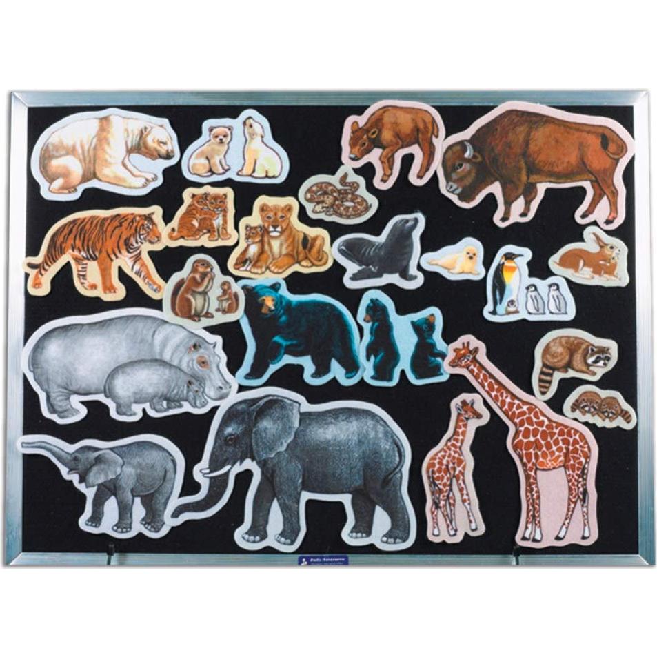 Figuras de Animales Salvajes Little Folk Visuals 22 Piezas