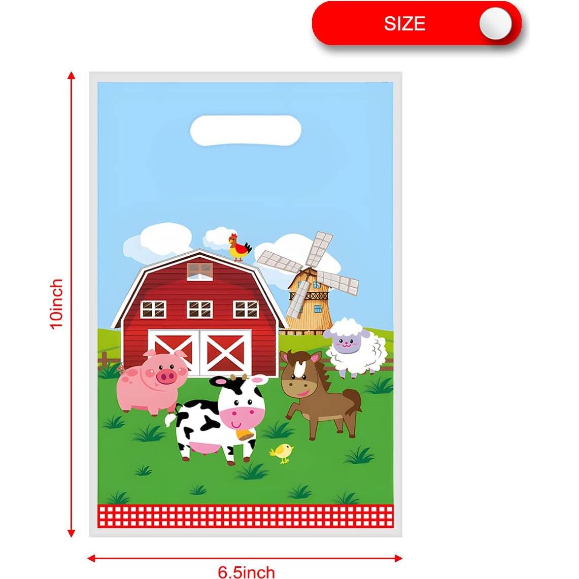 Bolsas de Favor de Fiesta en Granja MiHeTang 30 Pcs 25.4x16.5 cm