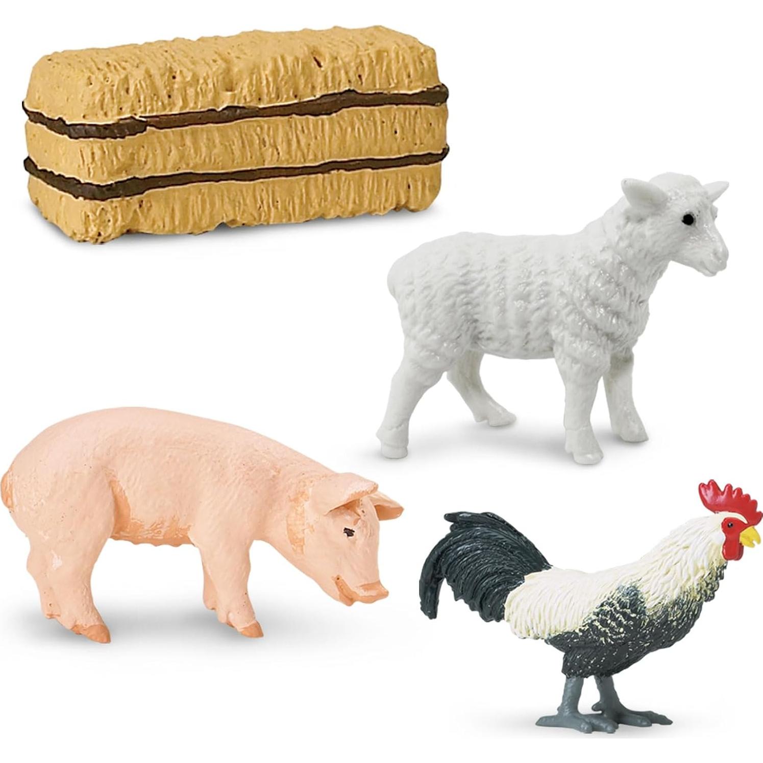Figuras de Granja Safari Ltd - 12 Piezas Educativas