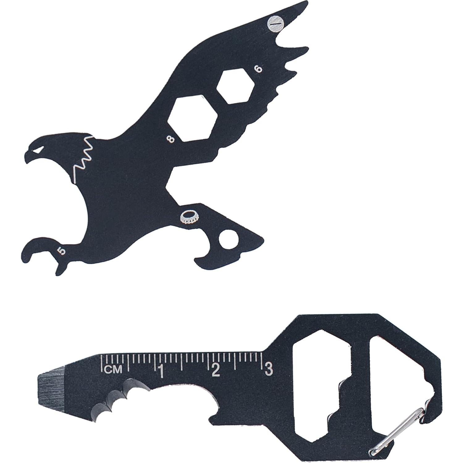 Multiherramienta Llavero PMR EXPORTS Águila y Llave - 2 Piezas