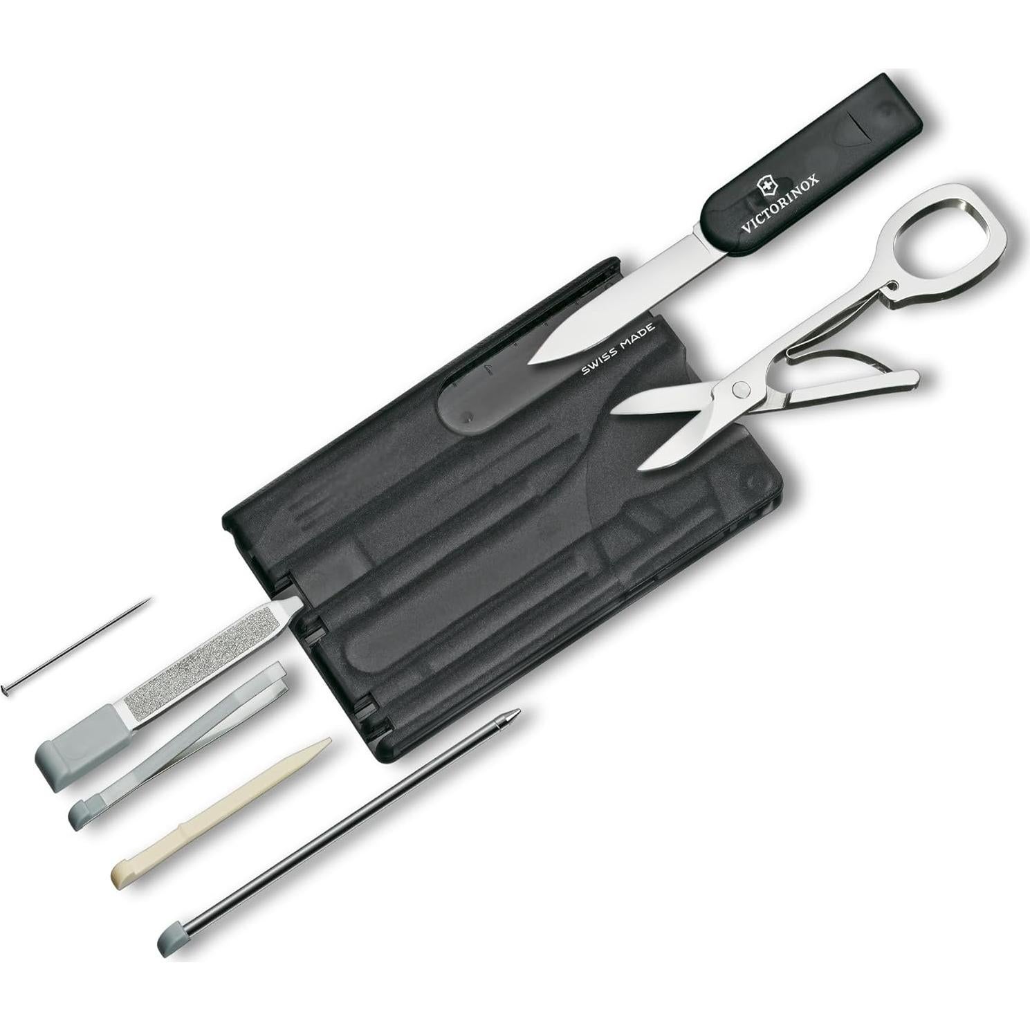 Victorinox Swiss Card Classic Negra Multi-Herramienta 10 Funciones