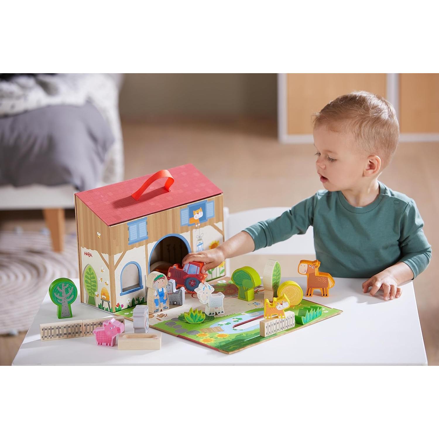 HABA Set de Juego en la Granja 23 Piezas para Niños