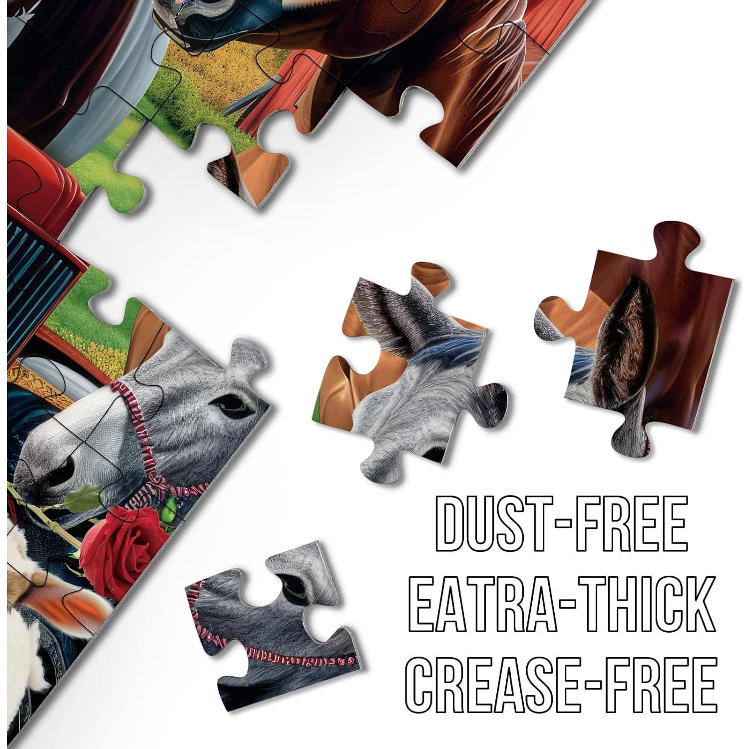 Rompecabezas Granja Divertida BBOLDIN 1000 Piezas 70x50 cm