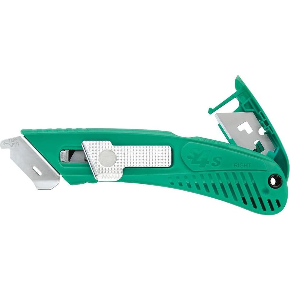 Cortador de Seguridad Retráctil Pacific Handy Cutter S4SR Verde