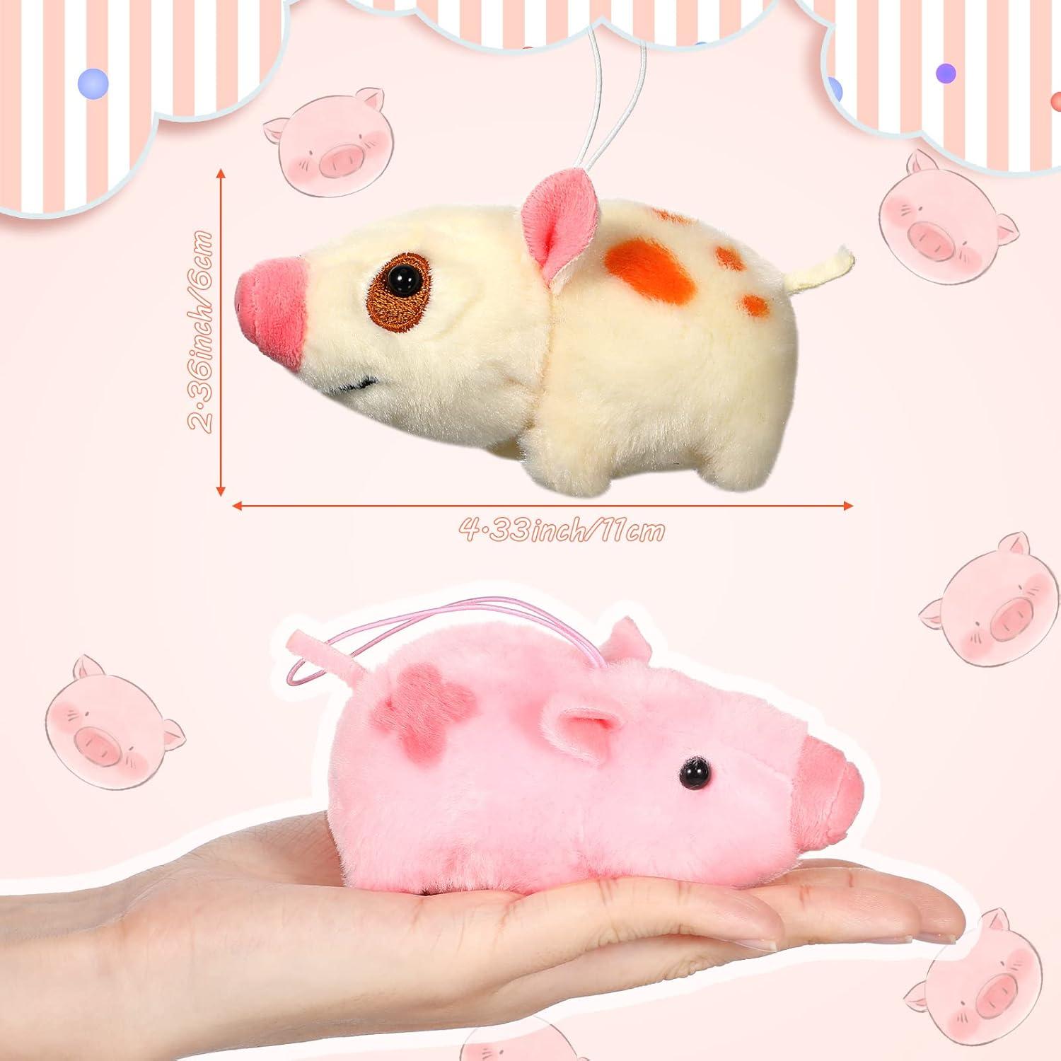 Paquete de 12 Juguetes de Peluche Mini Animales 10 cm