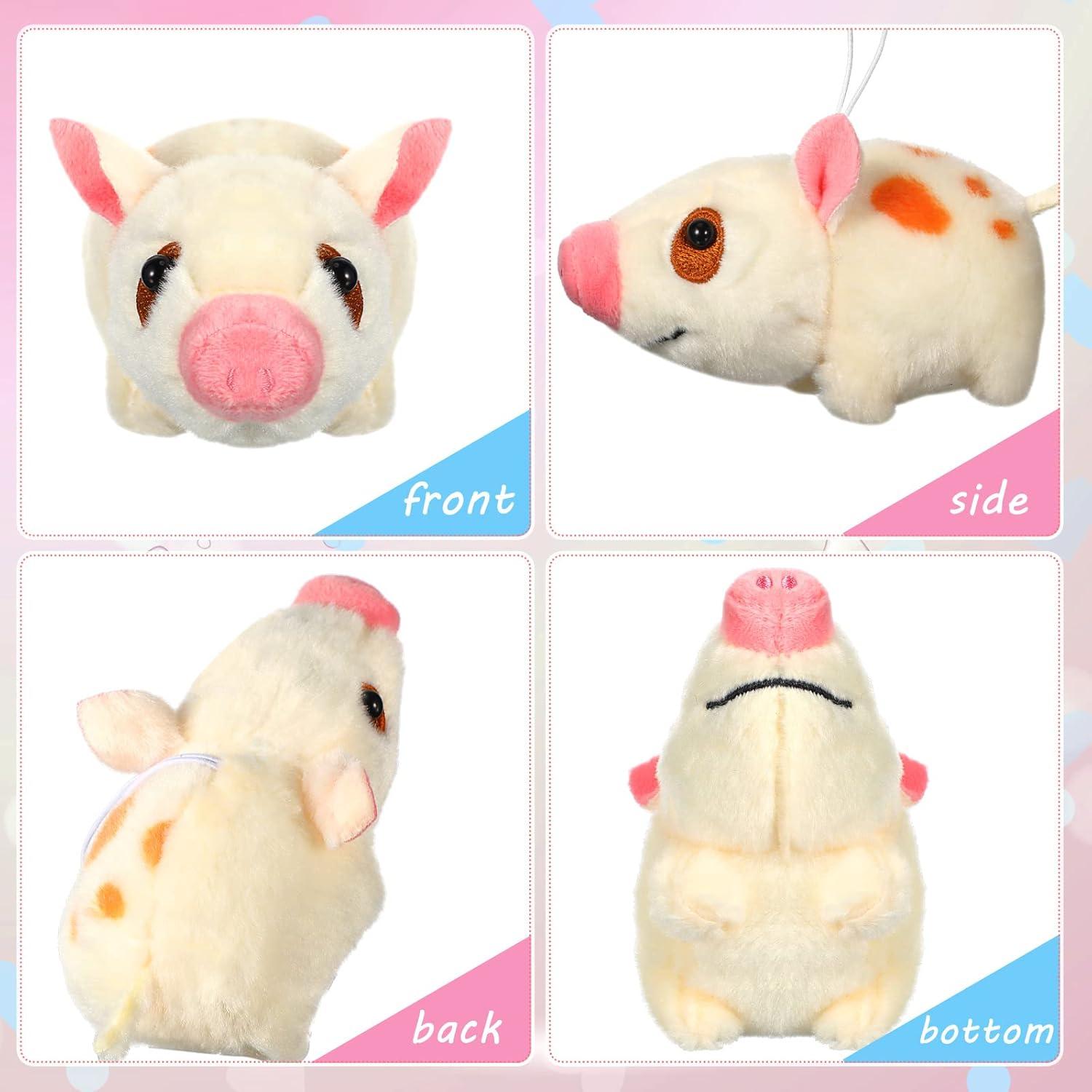 Paquete de 12 Juguetes de Peluche Mini Animales 10 cm