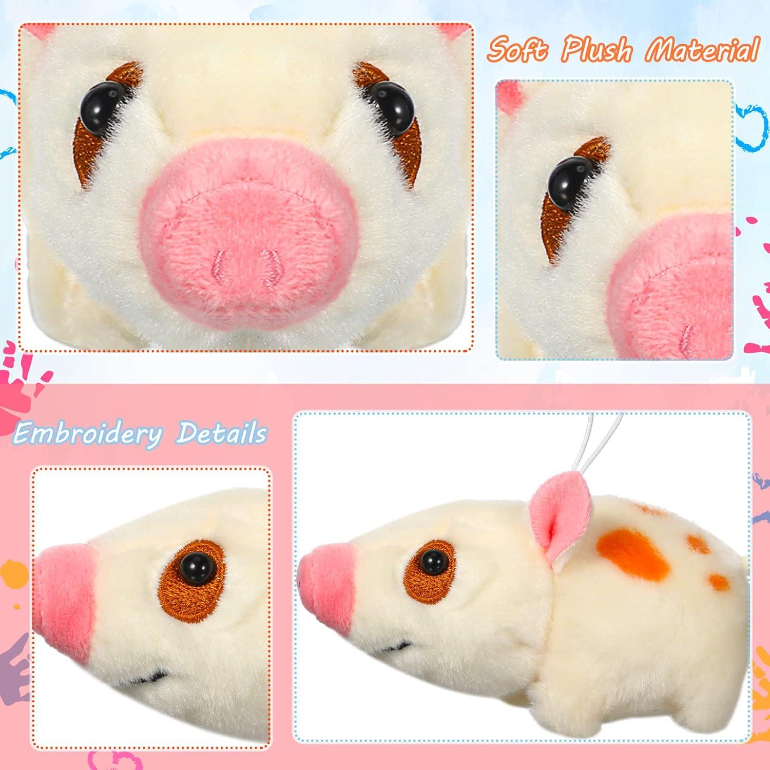 Paquete de 12 Juguetes de Peluche Mini Animales 10 cm
